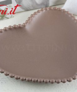 23089 Piattino Grande Porcellana Color Biscotto Claraluna