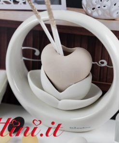 Diffusore Grande Love Cuore Sabbia con Kit Essenza Stick Glitter