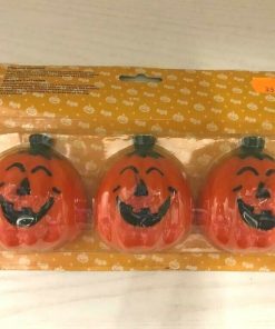 CANDELE HALLOWEEN ZUCCA SET 3 PEZZI