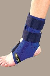 Cavigliera compressiva ortopedica in neoprene con stecche