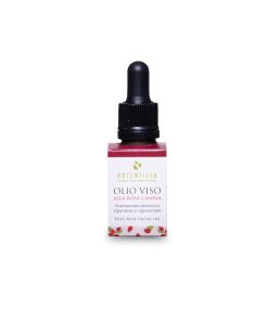Potentilla Olio viso alla Rosa Canina – Trattamento Intensivo Riparatore e Rigenerante – Olio 15 ml + Contagocce