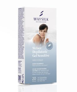 Waysilk strisce depilatorie viso & collo acido ialuronico