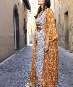 TOOitaly Giacca Kimono con Maniche in Cotone