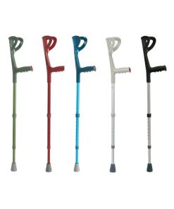 Stampelle canadesi per adulti in alluminio anodizzato Moretti Mopedia Brio