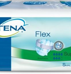 Pannolino a mutandina con cintura chiusura a velcro tena flex super