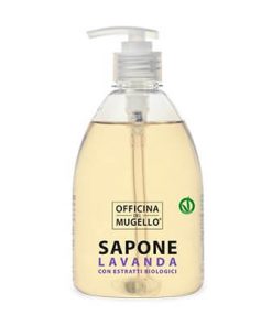 Sapone liquido di Lavanda 1000 ml con estratti biologici. Officine del Mugello