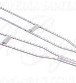 Stampelle sottoascellari in alluminio anodizzato adulti moretti