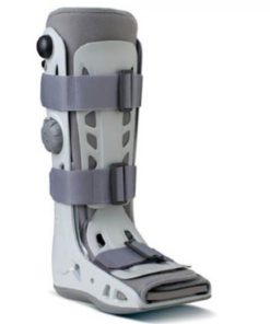 Stivale pneumatico con 2 camere d’aria completo di cunei per il calcagno Aircast AirSelect Achilles Walker Kit