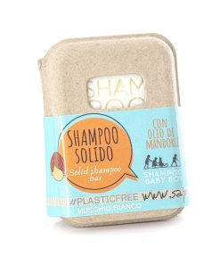 Shampoo Solido Baby Boy Muschio bianco 55 g – Officina Cosmetica ANTICHI RICORDI